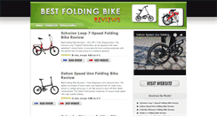 Desktop Screenshot of bestfoldingbikereviews.org