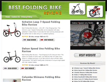 Tablet Screenshot of bestfoldingbikereviews.org